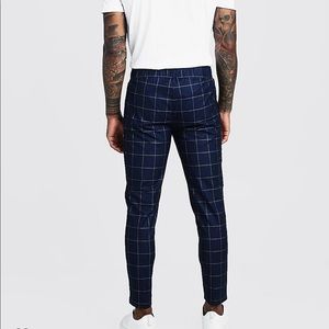 ✨ New BooHooMAN Check Smart Jogger Pants - XS / S